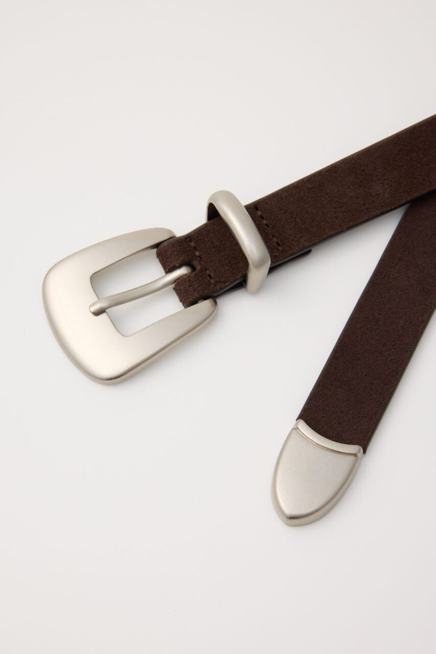 MOUSSY「GLOSS BUCKLE LEATHER ベルト」|ベルト|