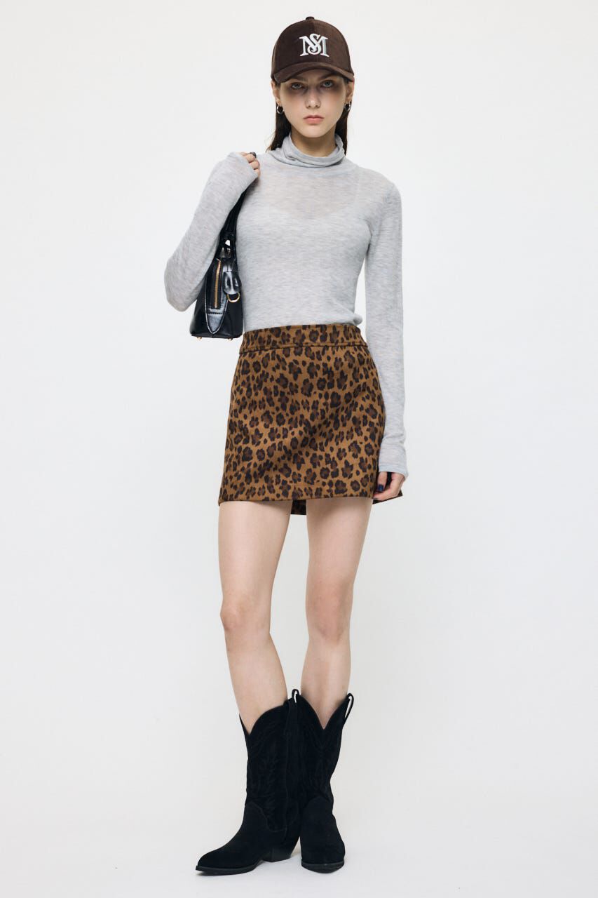 MOUSSY「ES SHEER TURTLE KNIT トップス」|ニット・セーター|