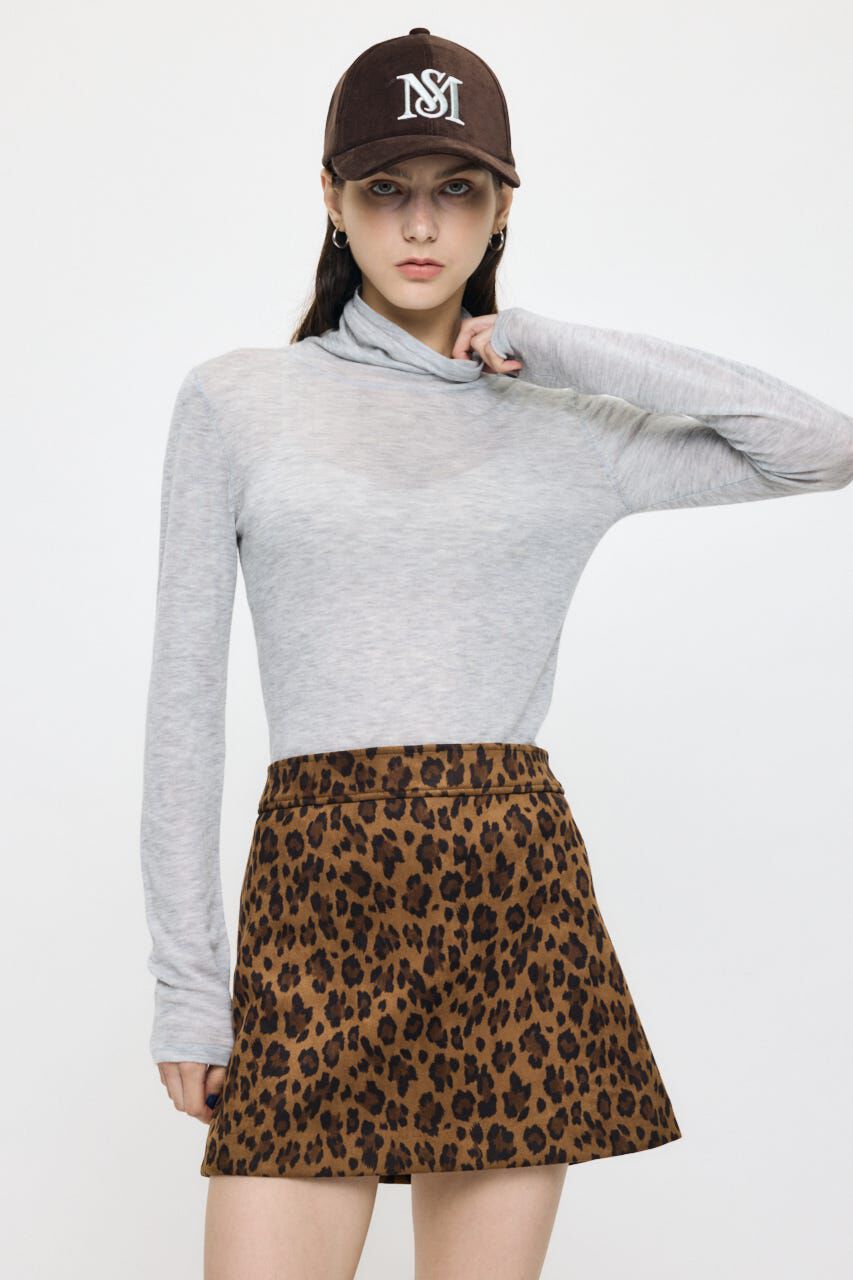 MOUSSY「ES SHEER TURTLE KNIT トップス」|ニット・セーター|