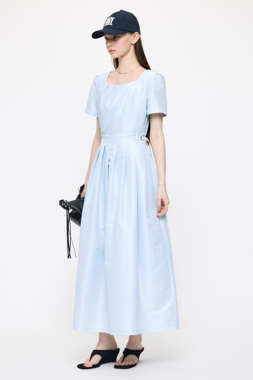 MOUSSY「CLASSIC LONG ドレス」|ワンピース|柄BLU5