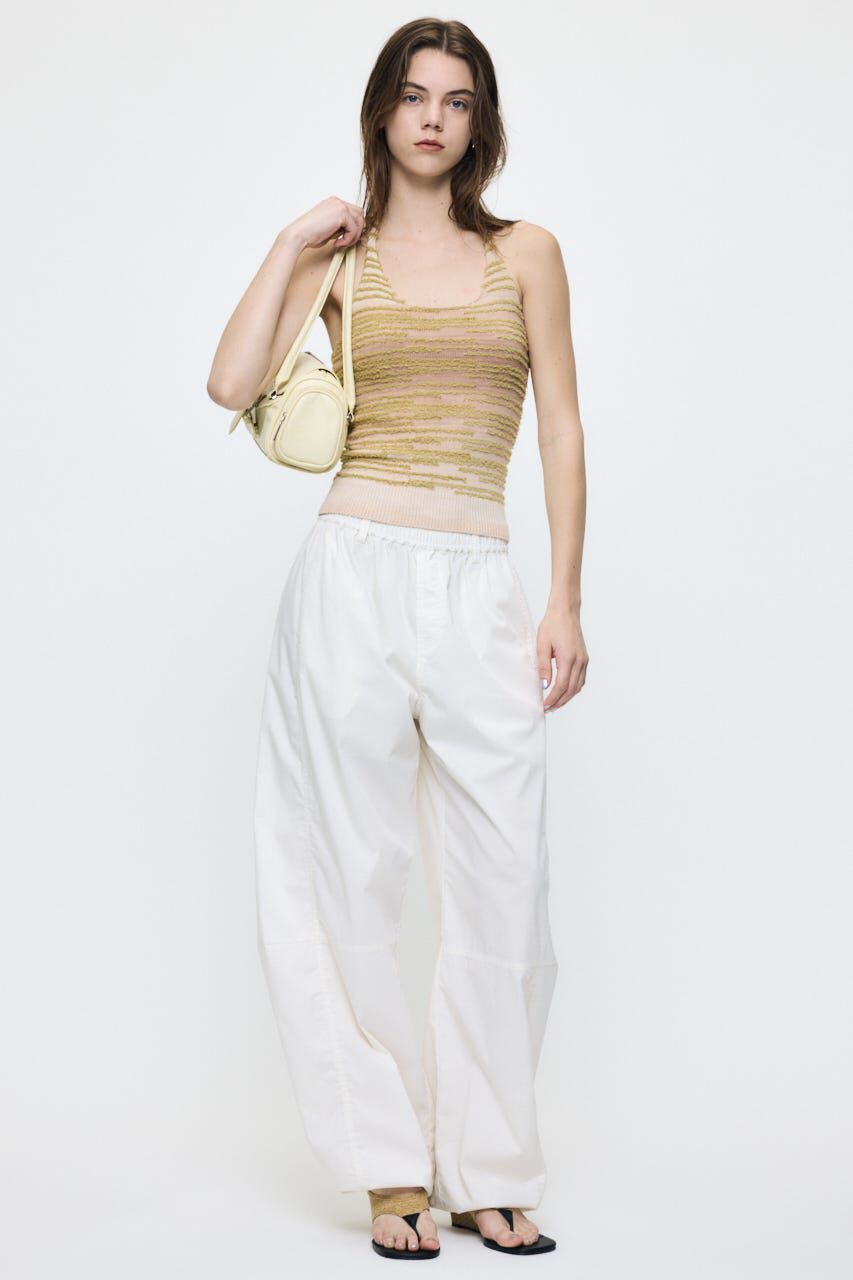 MOUSSY「MIX YARN HALTER KNIT トップス」|キャミソール|