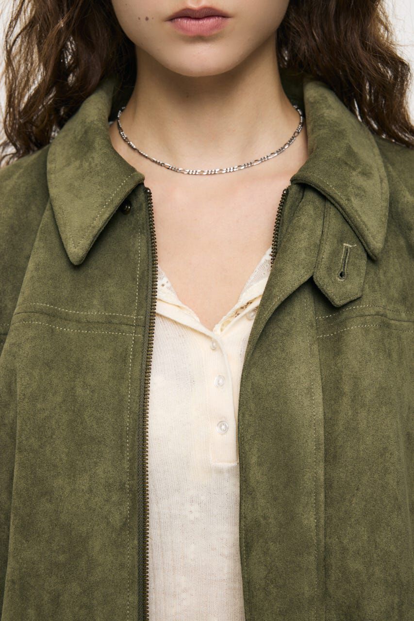 MOUSSY「F/SUEDE PUFFER ブルゾン」|ブルゾン・スタジャン|