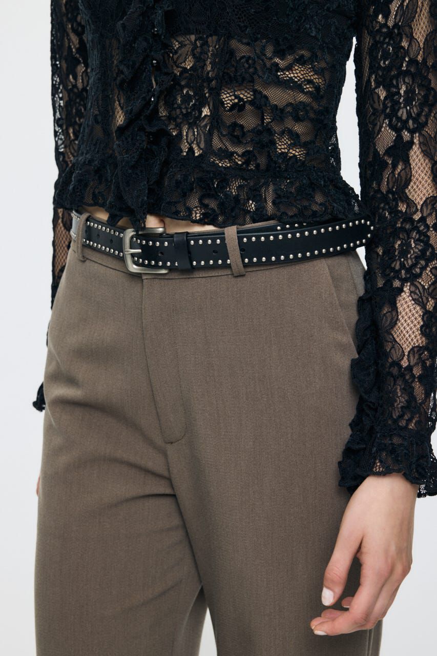 MOUSSY「SMALL STUDS LEATHER ベルト」|ベルト|