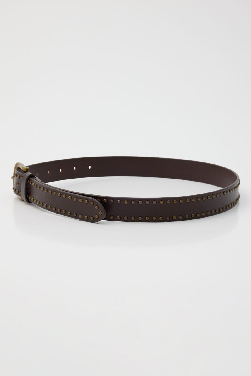 MOUSSY「SMALL STUDS LEATHER ベルト」|ベルト|