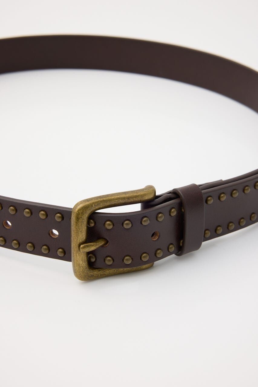MOUSSY「SMALL STUDS LEATHER ベルト」|ベルト|