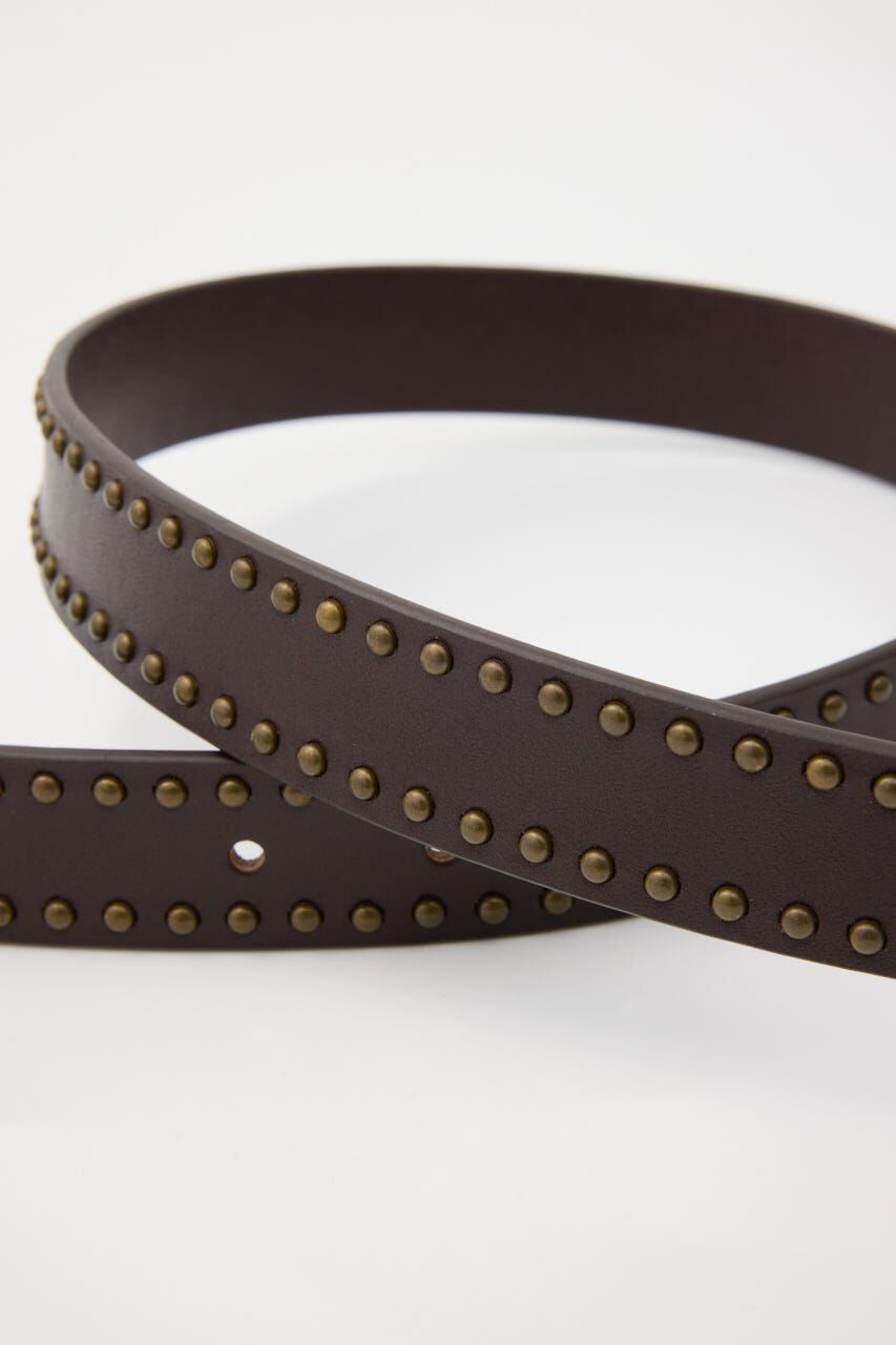 MOUSSY「SMALL STUDS LEATHER ベルト」|ベルト|