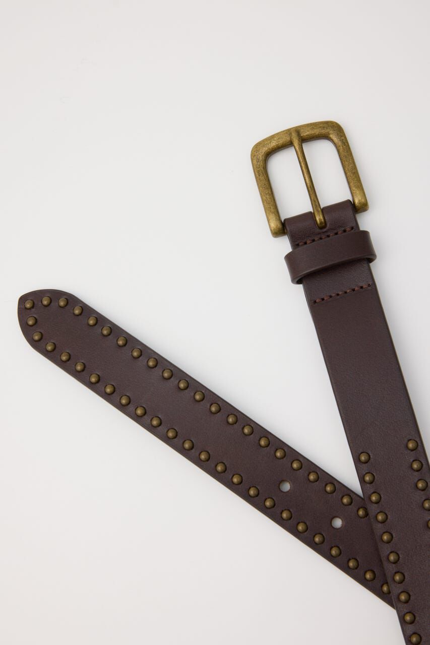 MOUSSY「SMALL STUDS LEATHER ベルト」|ベルト|