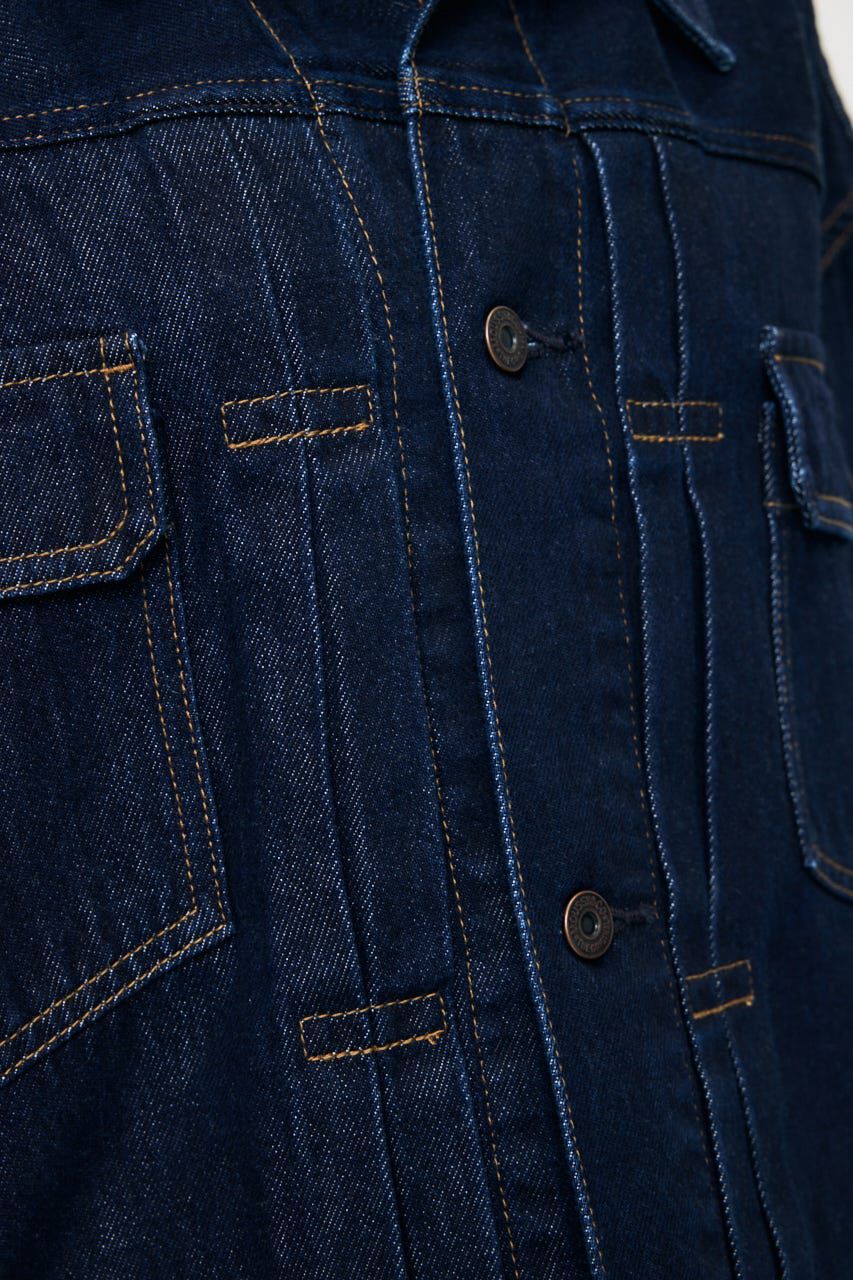 MOUSSY「GATHER HEM DENIM ジャケット」|デニムジャケット|