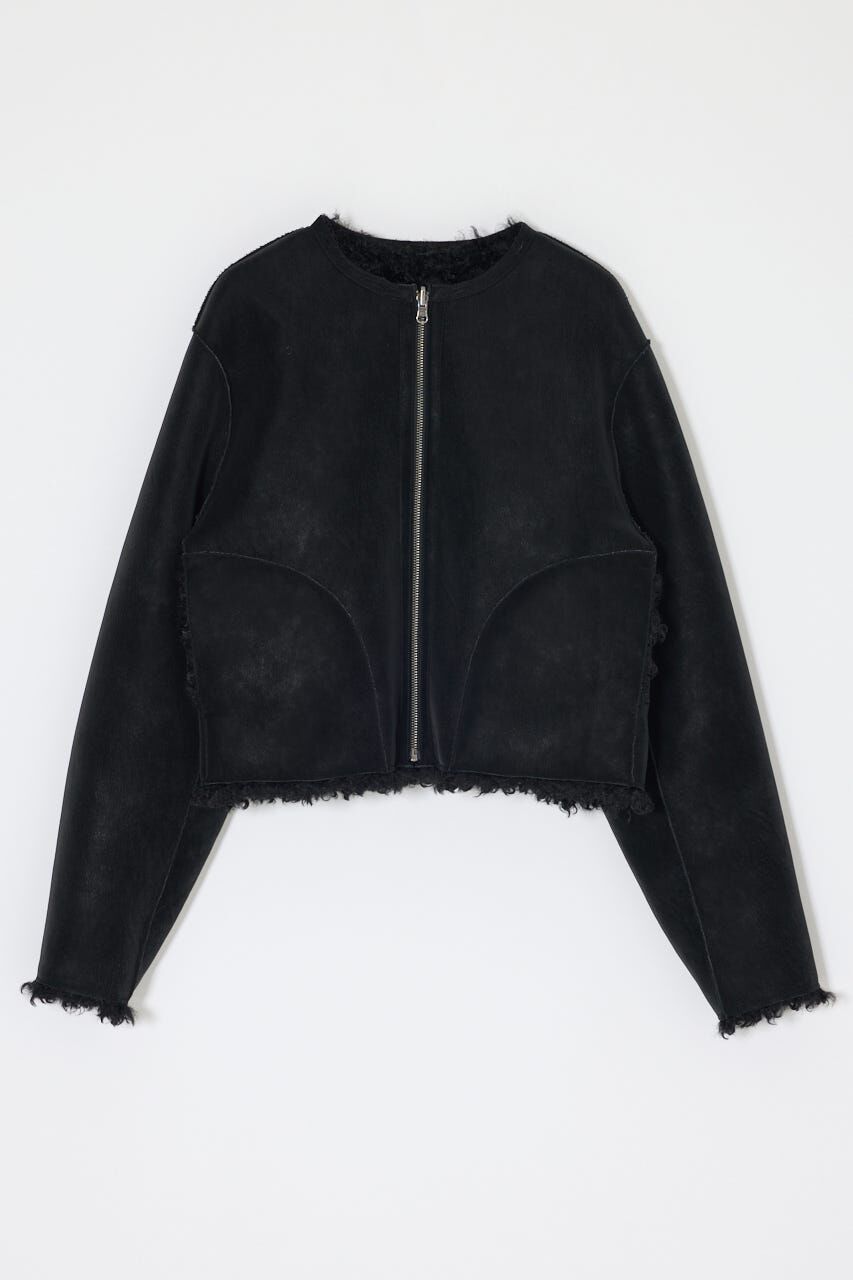 MOUSSY「REVERSIBLE CURLY FUR ジャケット」|ブルゾン・スタジャン|