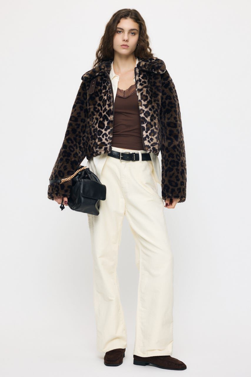 MOUSSY「REVERSIBLE CURLY FUR ジャケット」|ブルゾン・スタジャン|
