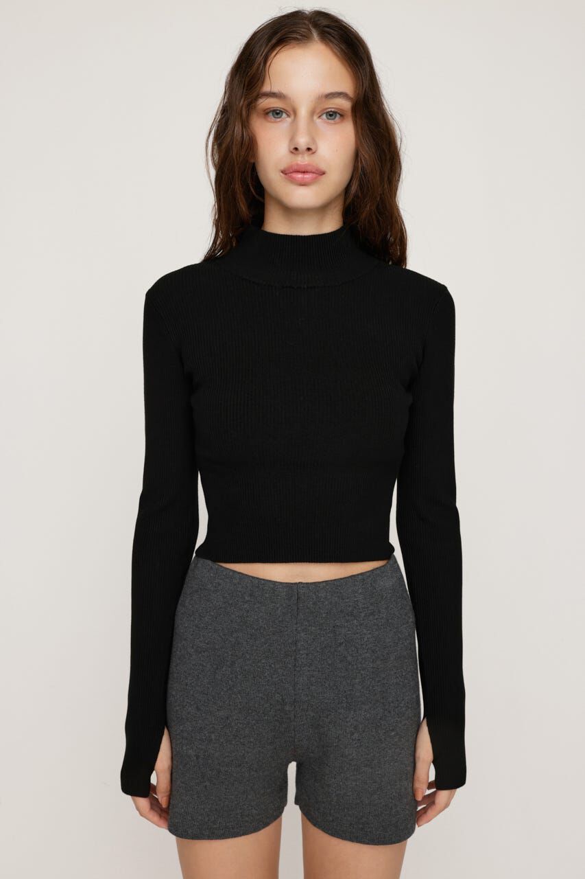 SLY「BASIC HG RIB H／N トップス」|ニット・セーター|