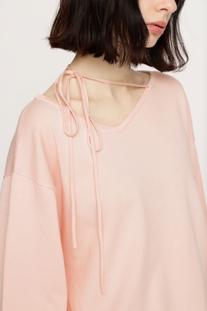 SLY「ASYMMETRY NECK LOOSE トップス」|ニット・セーター|