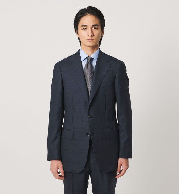 UNITED ARROWS「シャドーグレンプレイド シングル 3ボタン スーツ REGULAR MODEL」|スーツ|