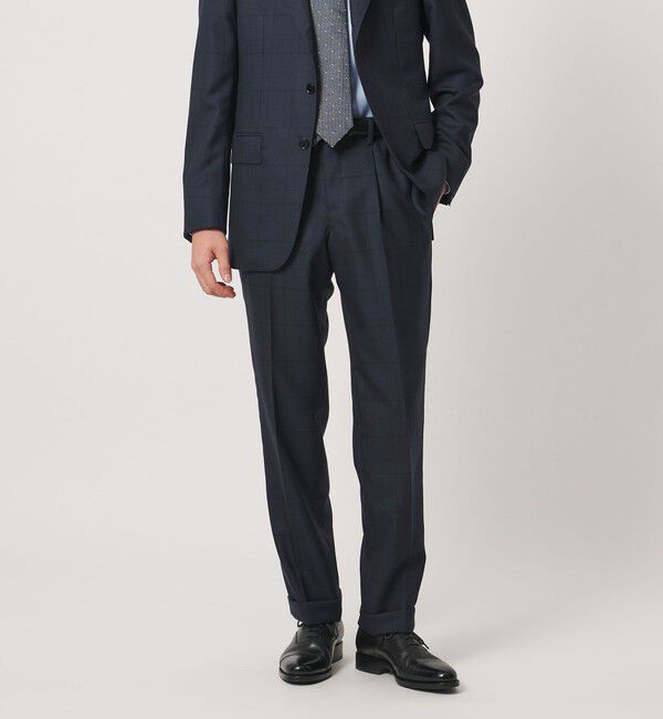 UNITED ARROWS「シャドーグレンプレイド シングル 3ボタン スーツ REGULAR MODEL」|スーツ|