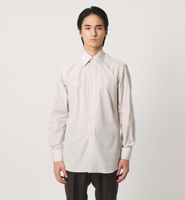 UNITED ARROWS「THOMAS MASON ファンシーストライプ レギュラーカラーシャツ」|シャツ・ブラウス|