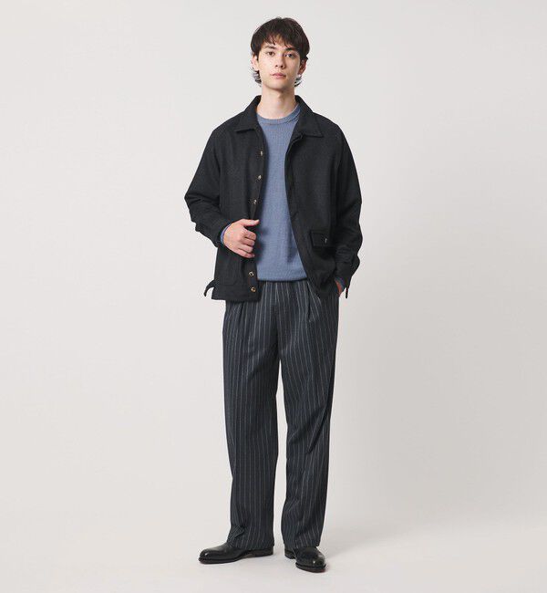 UNITED ARROWS「YAMAGATA ミドルゲージ クルーネック ニット」|ニット・セーター|