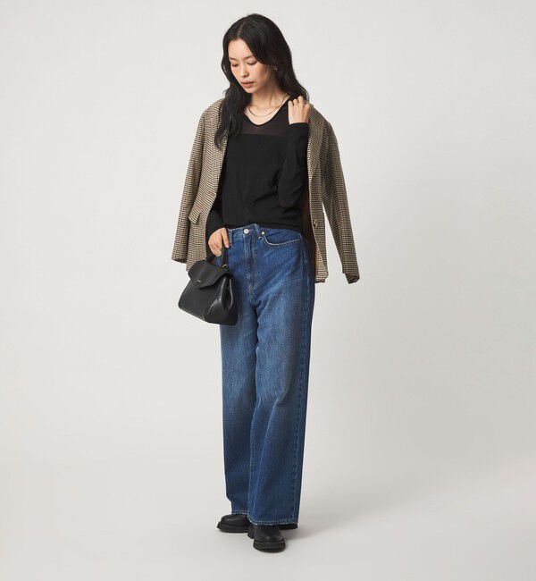 UNITED ARROWS green label relaxing「チュール シアー フード プルオーバー カットソー」|Tシャツ・カットソー|