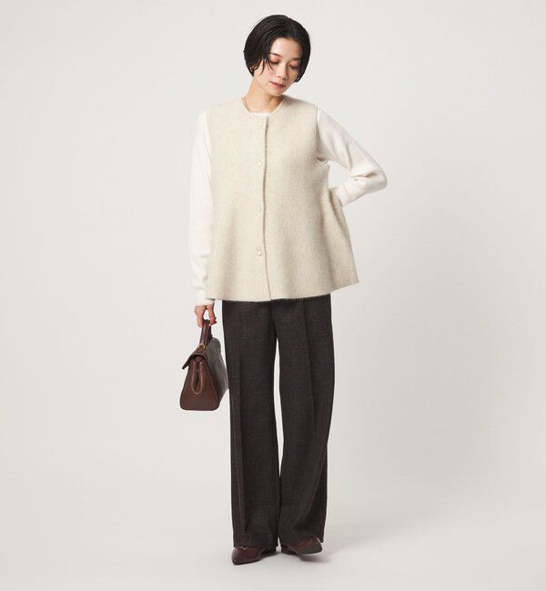 UNITED ARROWS green label relaxing「FOXブレンド セッケツ ニット ジレ」|ベスト・ジレ|