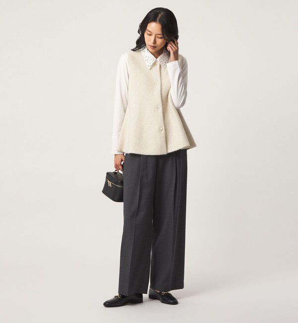 UNITED ARROWS green label relaxing「FOXブレンド セッケツ ニット ジレ」|ベスト・ジレ|