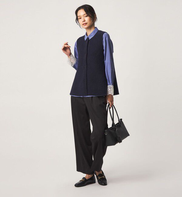 UNITED ARROWS green label relaxing「FOXブレンド セッケツ ニット ジレ」|ベスト・ジレ|