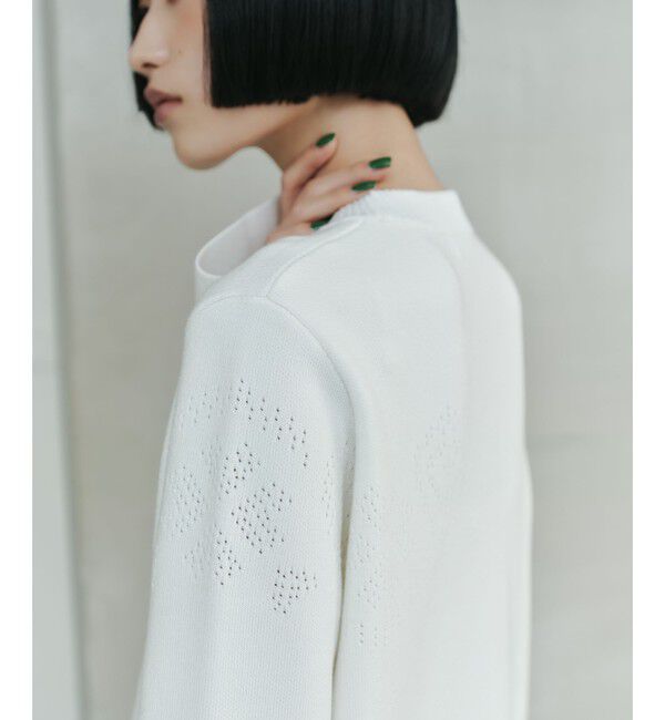 EMMEL REFINES「＜EMMEL REFINES＞EM HW スカシアミ ミニニット ワンピース」|ワンピース|