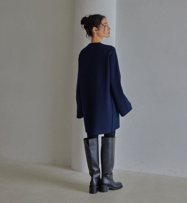 EMMEL REFINES「＜EMMEL REFINES＞EM HW スカシアミ ミニニット ワンピース」|ワンピース|