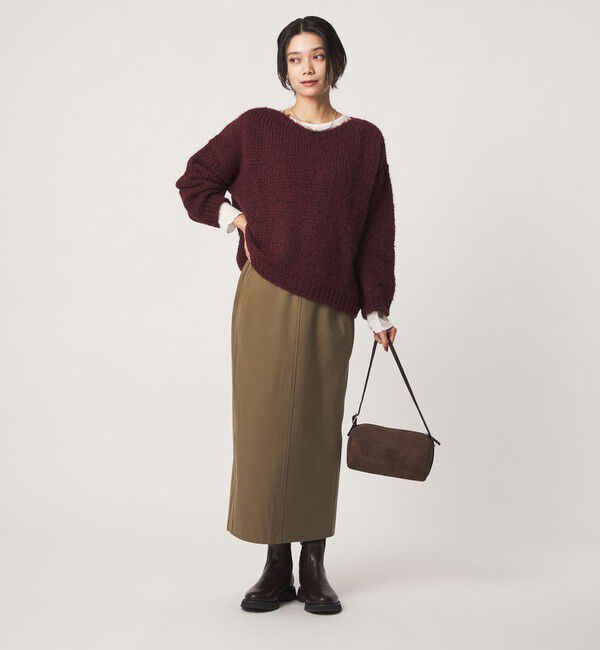 UNITED ARROWS green label relaxing「［size SHORT/TALLあり］オルマイ ウラキモウ タイト スカート ストレッチ 帯電防止」|タイト|