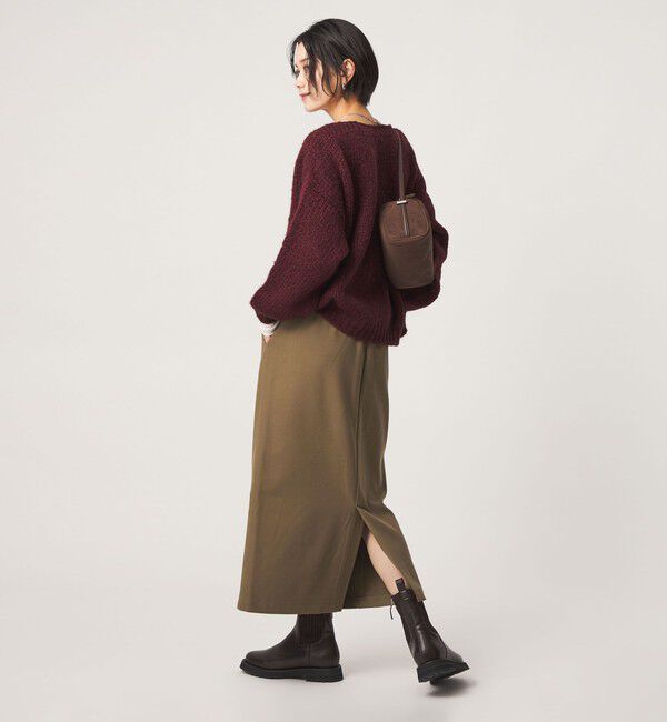 UNITED ARROWS green label relaxing「［size SHORT/TALLあり］オルマイ ウラキモウ タイト スカート ストレッチ 帯電防止」|タイト|