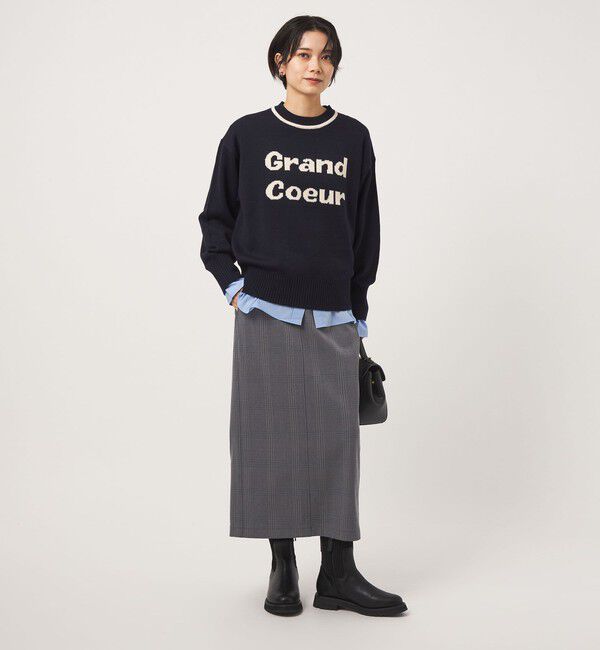 UNITED ARROWS green label relaxing「［size SHORT/TALLあり］オルマイ ウラキモウ タイト スカート ストレッチ 帯電防止」|タイト|