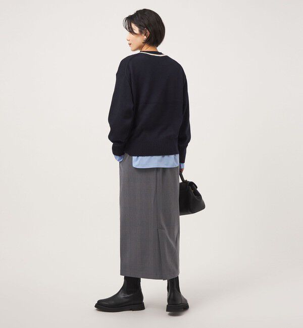 UNITED ARROWS green label relaxing「［size SHORT/TALLあり］オルマイ ウラキモウ タイト スカート ストレッチ 帯電防止」|タイト|