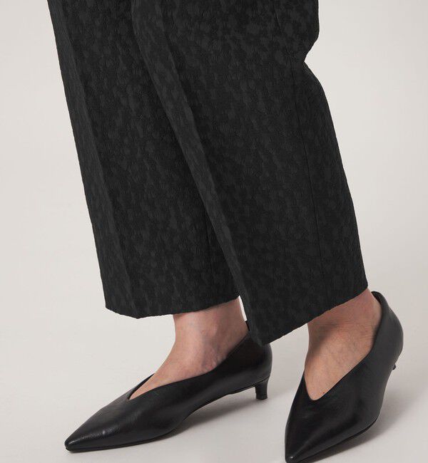 UNITED ARROWS green label relaxing「［size SHORT/TALLあり］fleurie(フルリー) ジャガード テーパード パンツ」|スラックス|