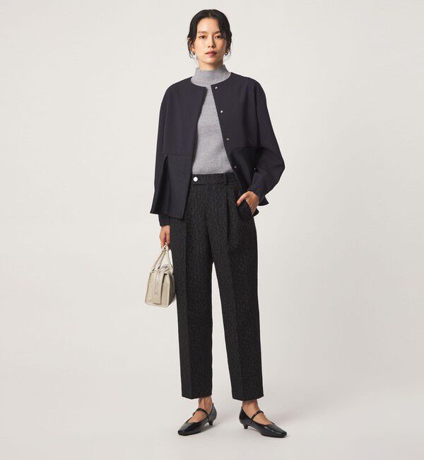 UNITED ARROWS green label relaxing「［size SHORT/TALLあり］fleurie(フルリー) ジャガード テーパード パンツ」|スラックス|