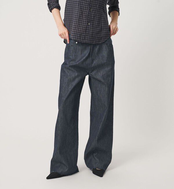 ATTISESSION「＜ATTISESSION＞WIDE DENIM 402 デニムパンツ」|チノ|