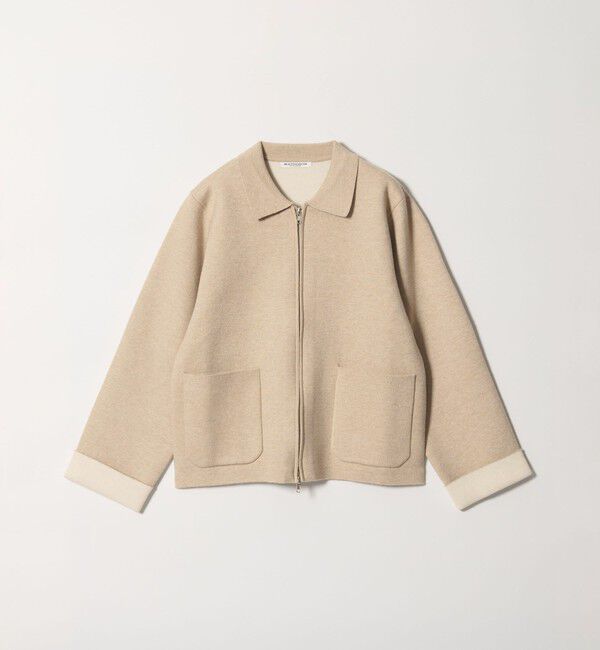 BEAUTY&YOUTH UNITED ARROWS「【WEB限定 Wardrobe DAILY MINIMAL】バイカラー ジップ カーディガン」|カーディガン|
