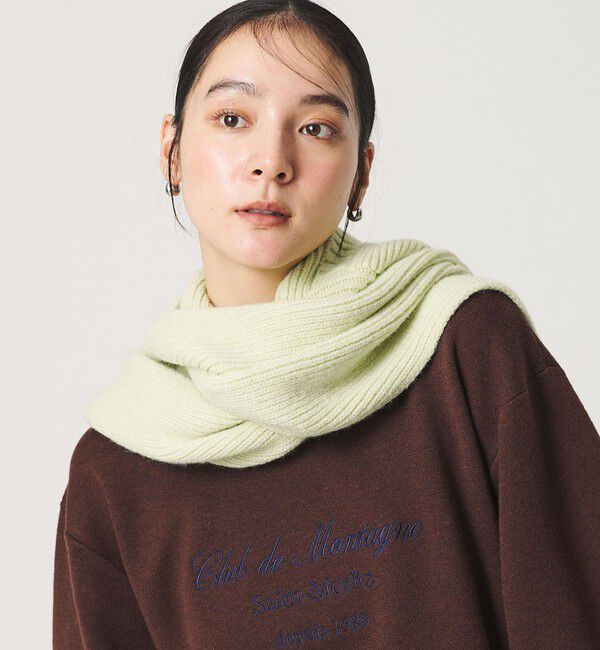 BEAUTY&YOUTH UNITED ARROWS「ニット フード マフラー」|マフラー|