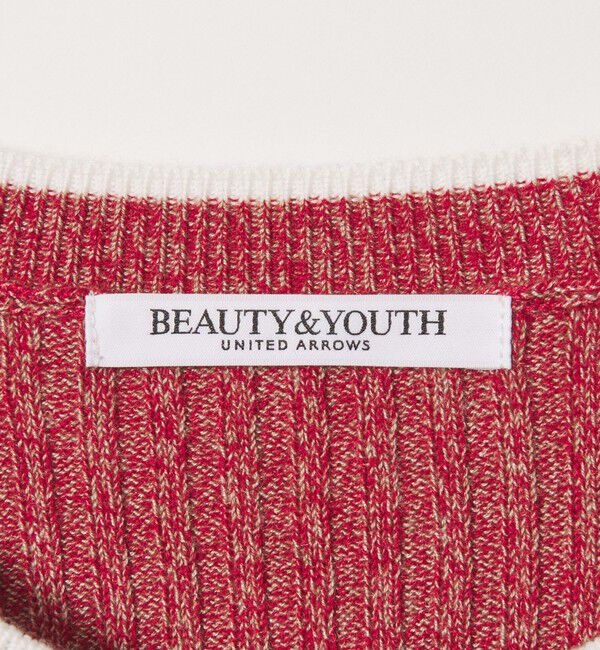 BEAUTY&YOUTH UNITED ARROWS「【WEB限定 Wardrobe DAILY MINIMAL】リブニット フレアワンピース」|ワンピース|