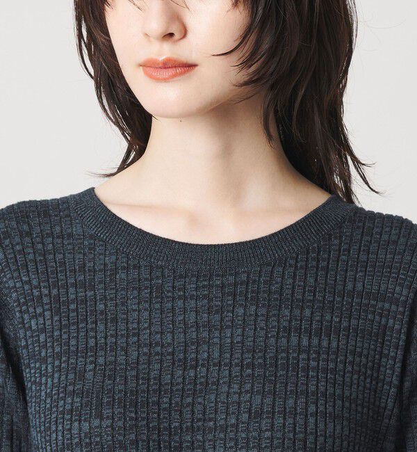 BEAUTY&YOUTH UNITED ARROWS「【WEB限定 Wardrobe DAILY MINIMAL】リブニット フレアワンピース」|ワンピース|