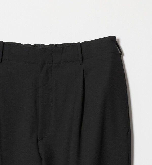 BEAUTY&YOUTH UNITED ARROWS「ダブルクロス 1プリーツ イージーパンツ No.7 タテヨコストレッチ」|チノ|