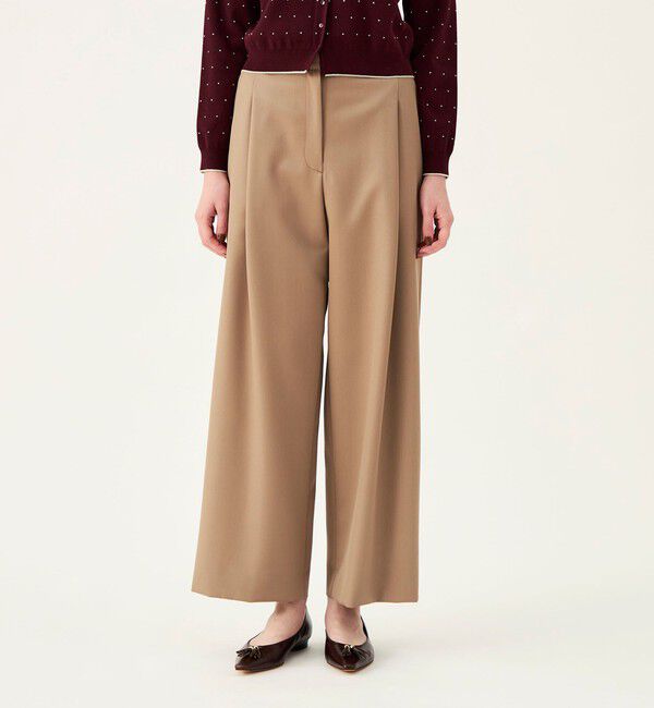 Ballsey「ポロワーズギャバジン 1タックストレートパンツ」|その他|
