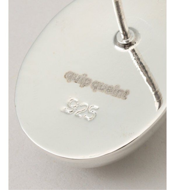 IENA LA BOUCLE「QUIP QUEINT/クイップ クエイント bowling studs oval ピアス QU032」|ピアス|