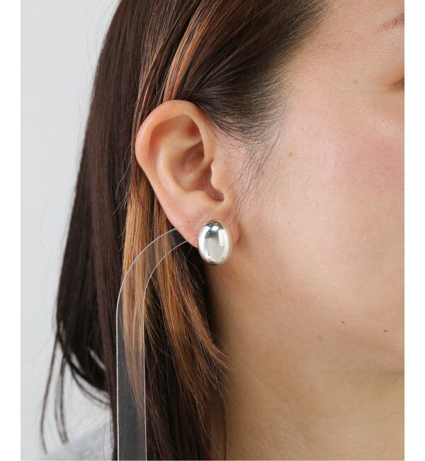 IENA LA BOUCLE「QUIP QUEINT/クイップ クエイント bowling studs oval ピアス QU032」|ピアス|