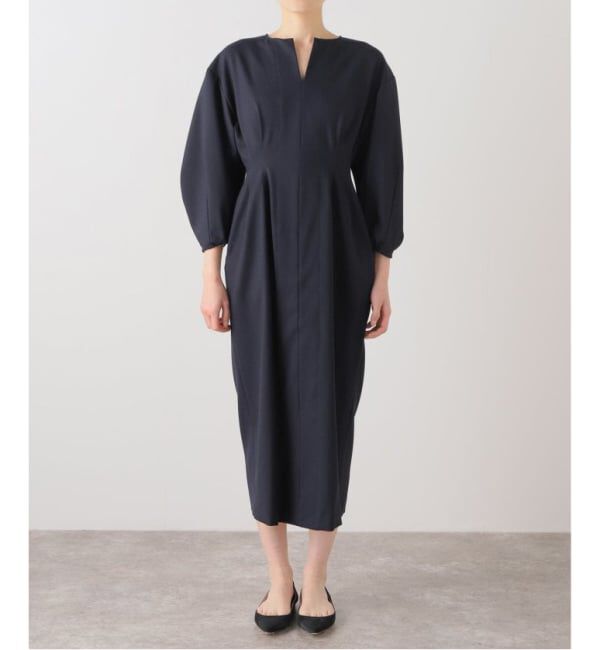 VERMEIL par iena「《追加4》P/Ry ウエストシェイプワンピース」|ワンピース|