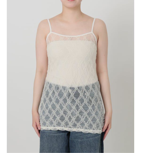 IENA LA BOUCLE「IENA LA BOUCLE ダイヤlaceキャミソール」|キャミソール|