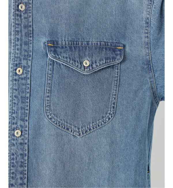 SLOBE IENA「《シリーズあり》LEDENIM BDU デニムシャツワンピース」|ワンピース|