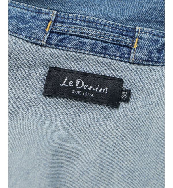 SLOBE IENA「《シリーズあり》LEDENIM BDU デニムシャツワンピース」|ワンピース|