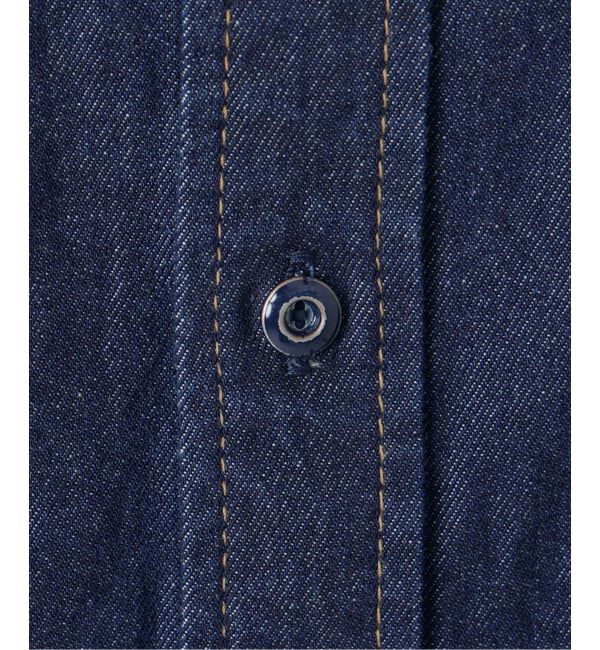 SLOBE IENA「《シリーズあり》LEDENIM BDU デニムシャツワンピース」|ワンピース|