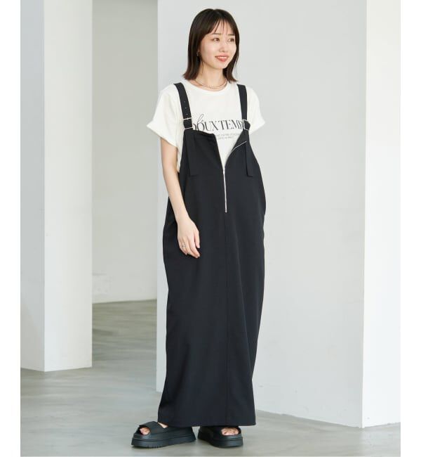 SLOBE IENA「《追加》UNIVERSAL OVERALL SLOBE別注 ジャンパースカート」|ワンピース|