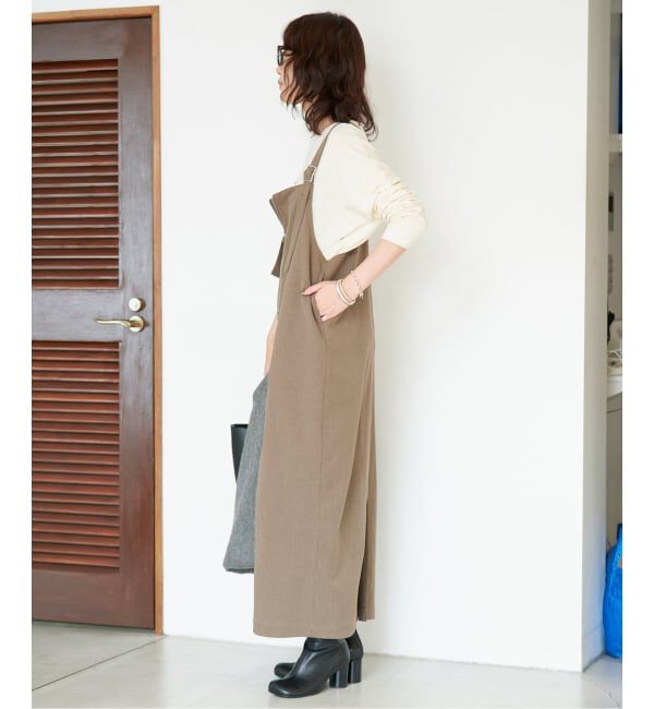 SLOBE IENA「《追加》UNIVERSAL OVERALL SLOBE別注 ジャンパースカート」|ワンピース|