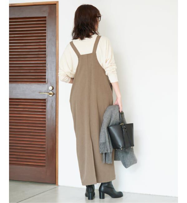 SLOBE IENA「《追加》UNIVERSAL OVERALL SLOBE別注 ジャンパースカート」|ワンピース|
