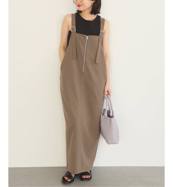 SLOBE IENA「《追加》UNIVERSAL OVERALL SLOBE別注 ジャンパースカート」|ワンピース|